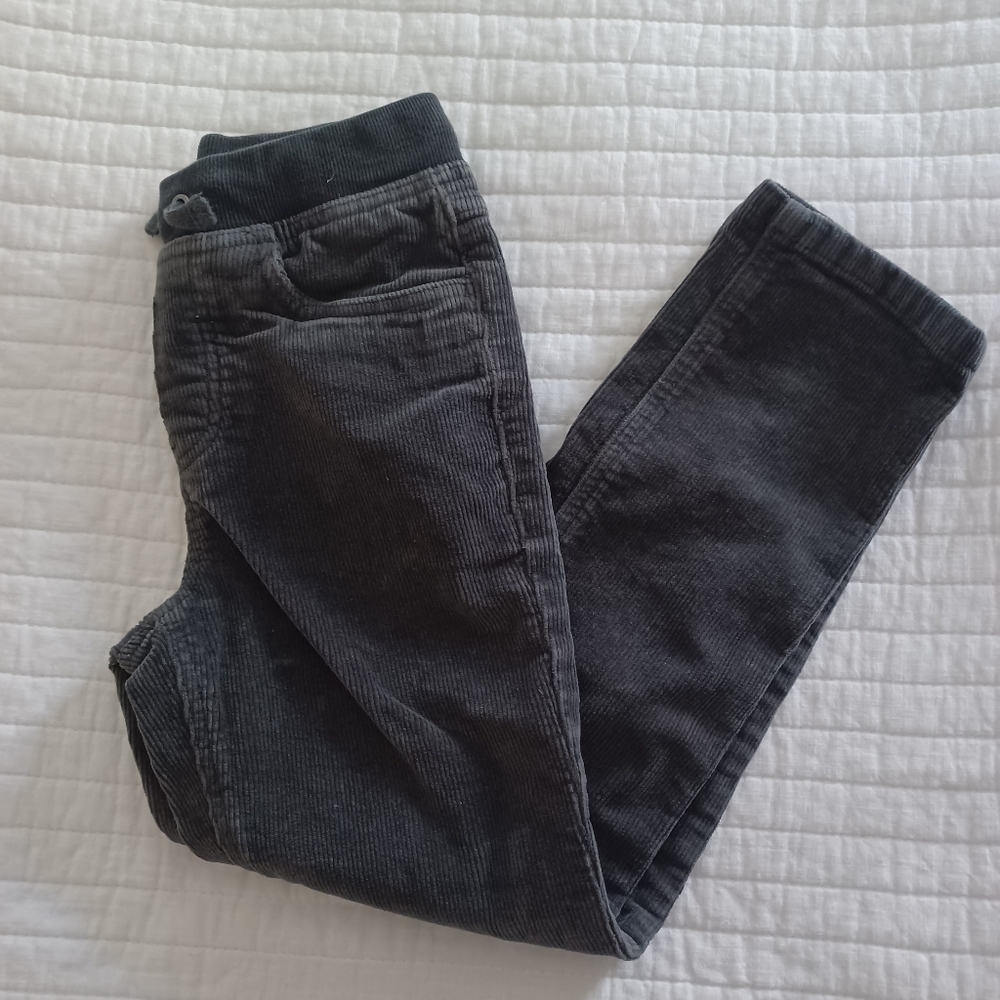 Hanna Andersson Boys Pull On Corduroy Soft Black Size 8